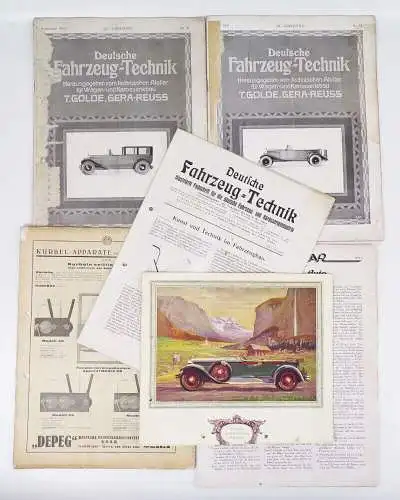 Deutsche Fahrzeug Technik 1926 Zeitschriften  Automobil KFZ Oldtimer