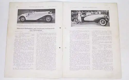 Deutsche Fahrzeug Technik 1926 Zeitschriften  Automobil KFZ Oldtimer 