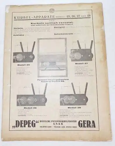 Deutsche Fahrzeug Technik 1926 Zeitschriften  Automobil KFZ Oldtimer 