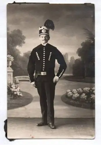 Foto Ak Bergmann in Uniform Bergbau um 1910