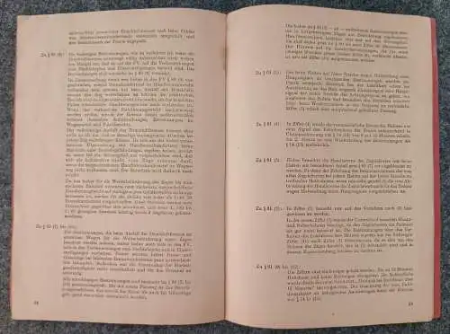 Deutsche Reichsbahn Übersicht Änderungen Fahrdienstvorschriften 1954 Heft