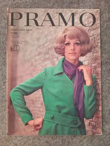 PRAMO Praktische Mode Zeitschrift mit Schnittmuster DDR Dezember 1969