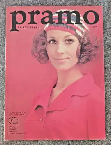 PRAMO Praktische Mode mit Schnittmuster DDR Zeitschrift Januar 1971