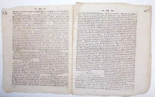 Leipziger Zeitung Nr 214 Oktober 1810 Büttenpapier 
