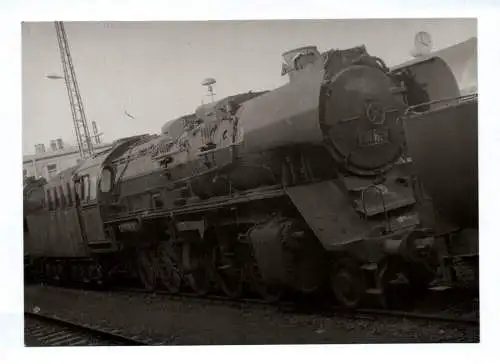 Foto Dampflok 50 3629-8 Bahnwerk Magdeburg 1988