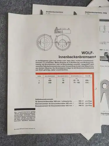 Wolf Preisliste über Automobil Federn Ausgabe 1929