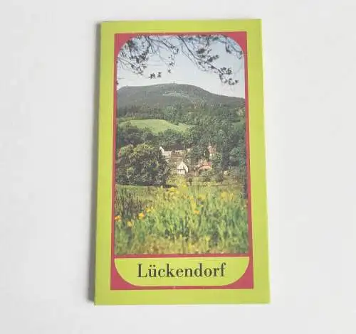 Leporello Lückendorf 7 Bilder DDR 1985