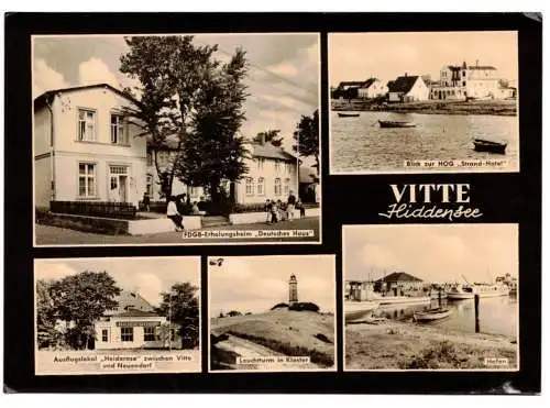 Ak Vitte Hiddensee 1965 Mehrbild Ansichten