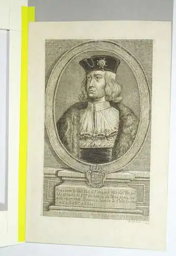 Kupferstich Philippe I Roy d  Espagne 1700er 1800er 