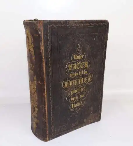 Gesangbuch Zittau 1829 Christentum Buch Ledereinband