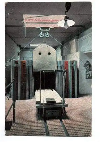 Ak Gotha Verbrennungsofen um 1910 Krematorium 