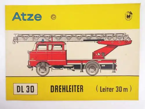 Atze Drehleiter DL30 Beilage 