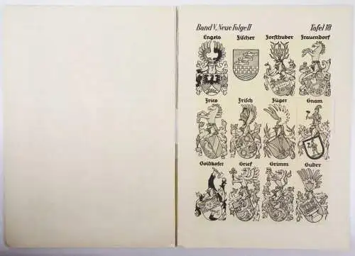 Siebmachers Wappenbuch 1942 Heraldik