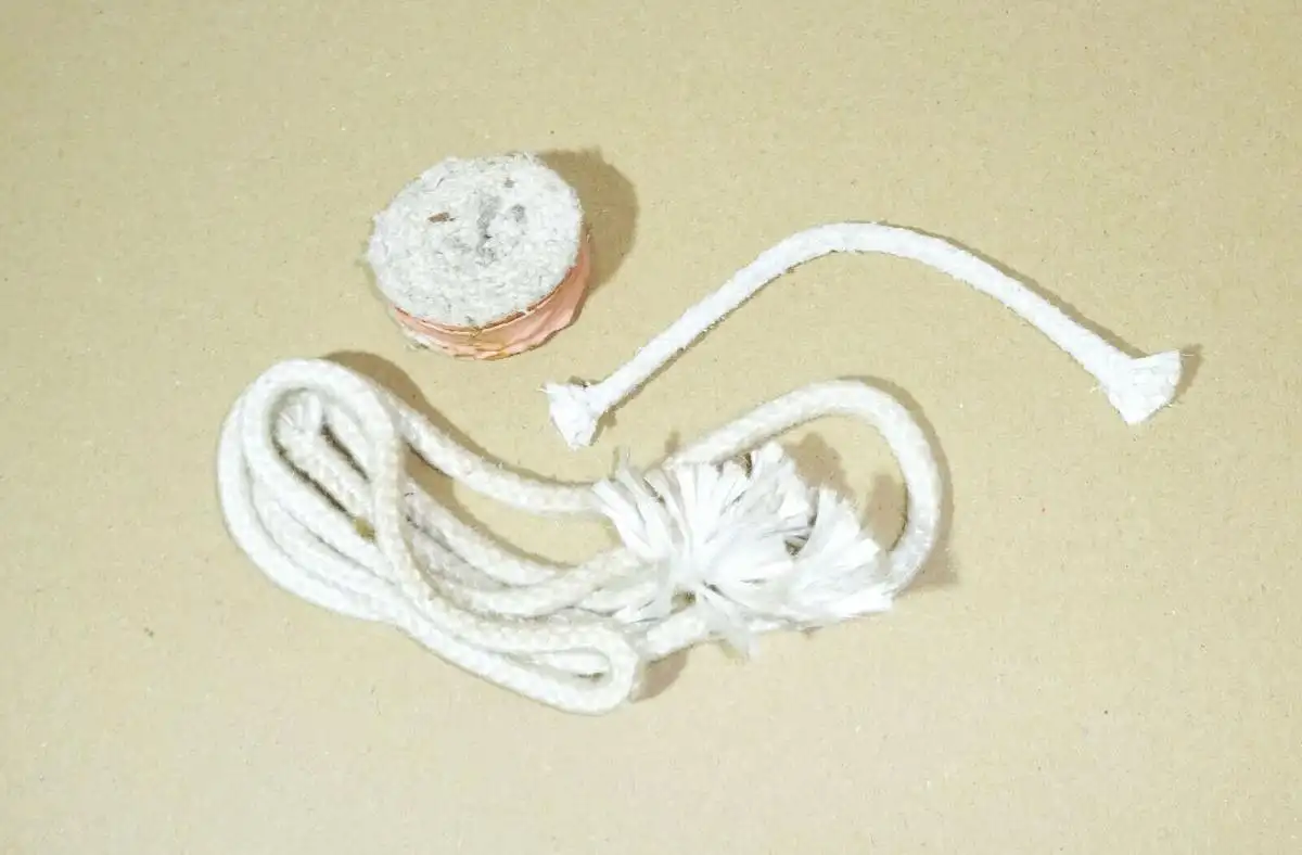 DDR Weichstoffpackung 6x6mm Ofen Band Abdichtung Glutsichtfenster OVP Ofenbau 2