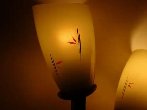 Vintage Wandlampe Tütenlampe Mid Century 2flamig Deko Lampe !