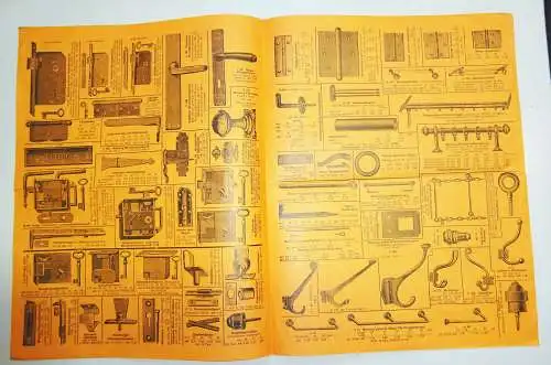 Werbe Prospekt Werner Iserlohn 1927 Fensterbeschläge Türbeschläge Möbelbeschläge