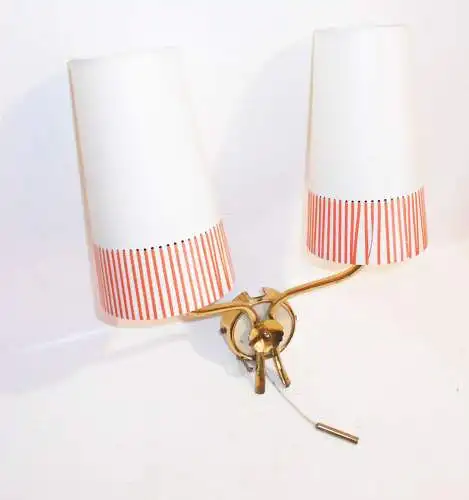 DDR Wandlampe Retro Look Design Zweiarmige Lampe Leuchte Deko 