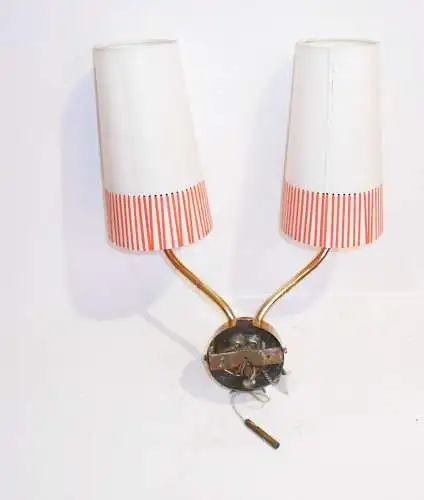 DDR Wandlampe Retro Look Design Zweiarmige Lampe Leuchte Deko