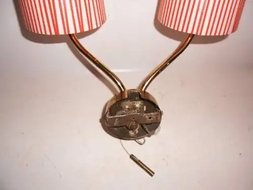 DDR Wandlampe Retro Look Design Zweiarmige Lampe Leuchte Deko 