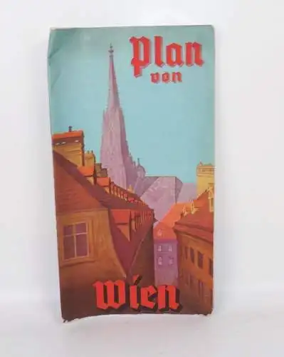 Plan von Wien Länderbank 1930 er