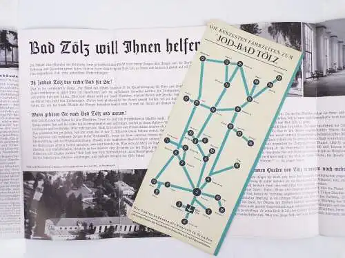 Alte Prospekte Bad Tölz Bayern 1931 bis 1927 Reise  2 Stück