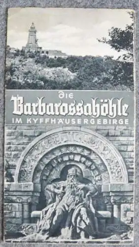 Prospekt Die Barbarossahöhle im Kyffhäusergebirge