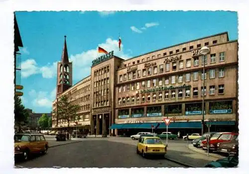 Foto Ak Sparkasse Gelsenkirchen Neumarkt 1966