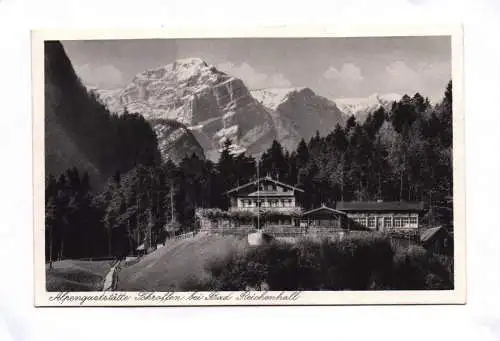 Ak Alpengaststätte Schroffen bei Bad Reichenhall
