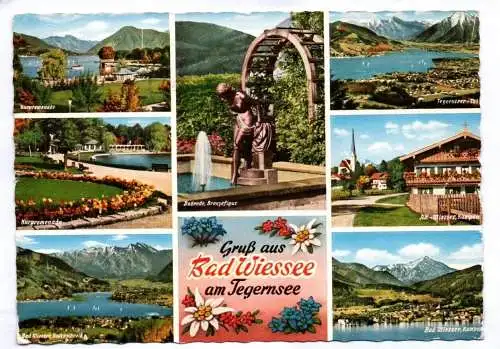 Ak Gruß aus Bad Wiessee am Tegernsee 1964