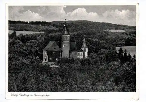 Ak Schloss Homburg im Oberbergischen Nümbrecht 1956