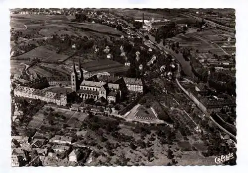 Foto Ak Bamberg Michaelsberg Luftaufnahme 1955