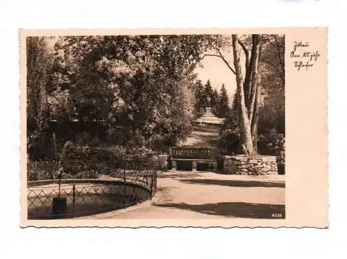 Ak Der Schleiferbrunnen mit dem Denkmal Bismarkt Zittau 1939 DR