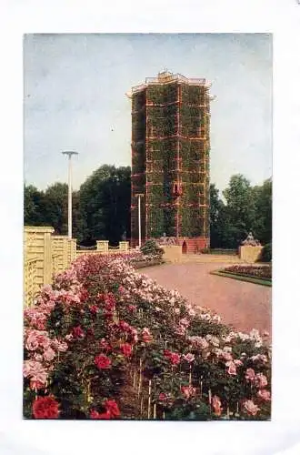 Ak Jubiläums Gartenbau Ausstellung Dresden 1926 Blick vom Rosengarten