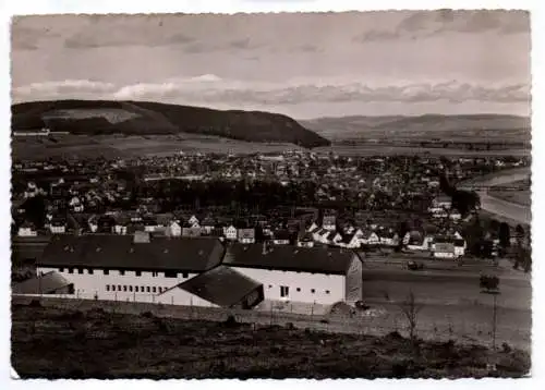 Foto Ak Höxter an der Oberweser Blick von Wilhelm Säger Weg 1956