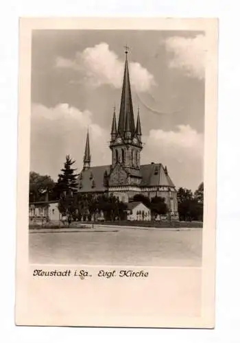 Ak Neustadt in Sachsen Evangelische Kirche 1956 DDR