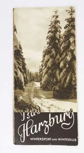 Reise Prospekt Bad Harzburg Solbad Inhalatorium 1930 er 