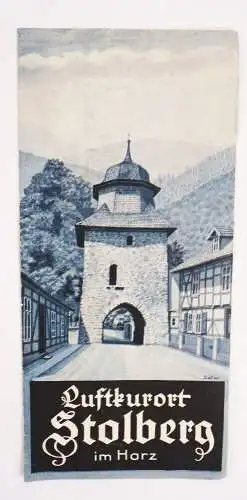 Luftkurort Stolberg im Harz um 1930 Flyer Reise