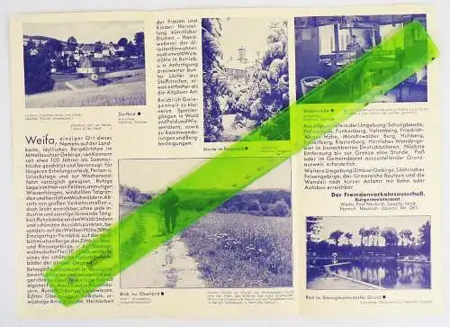 Prospekt Weifa Lausitzer Bergland bei Neukirch Wilthen 1936 