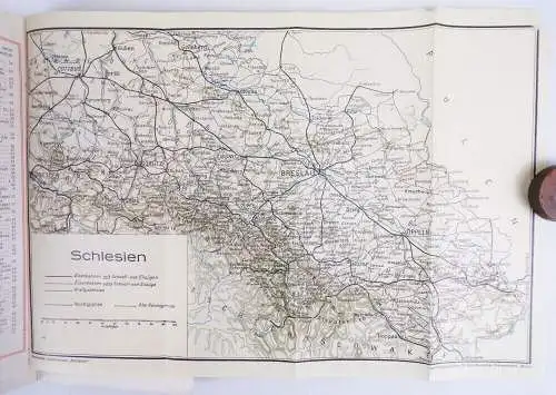 Schlesien Seine Gebirge Städte und Bäder um 1930 alte Reise Broschur