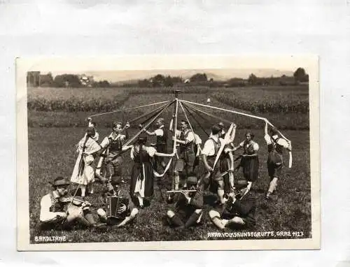 Ak Bandltanz Volkskunstgruppe Graz 1927