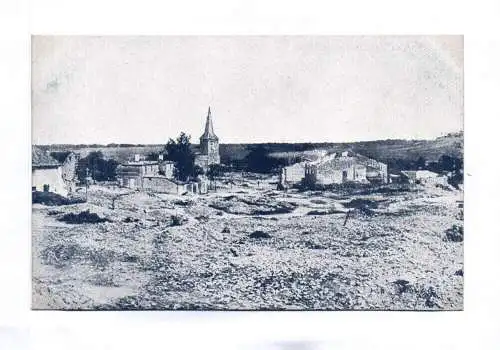 Feldpost Ak Dorfruine mit unversehrter Kirche