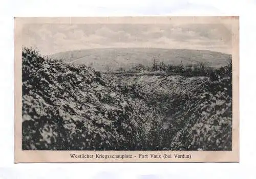 Ak Westlicher Kriegsschauplatz Fort Vaux bei Verdun 
