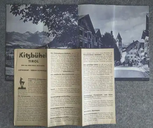 Prospekt Kitzbühel Tirol alter Reiseprospekt 1939 Österreich