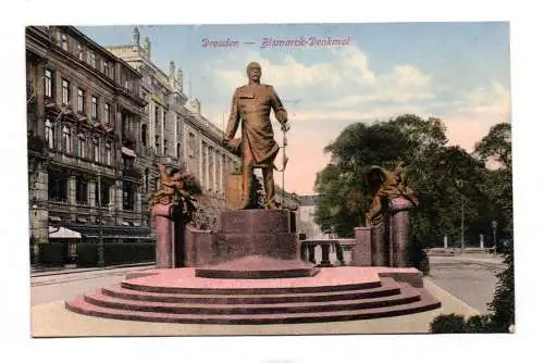 Ak Bismarck Denkmal Dresden 1912