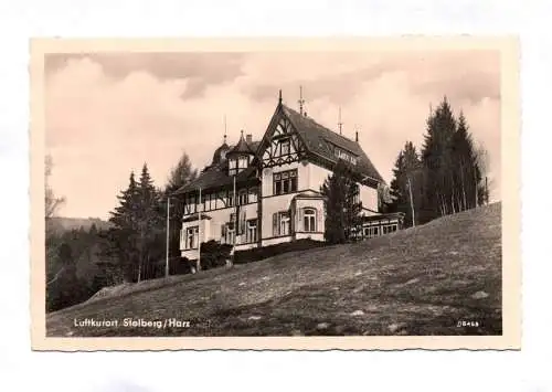 Ak Luftkurort Stolberg Harz Handwerkereheim 1945