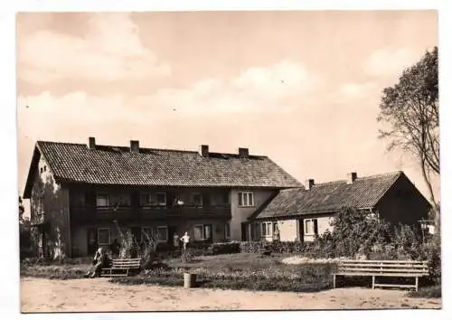 Ak Päwesin Kreis Brandenburg Erholungsheim Bollmannsruh DDR 1966