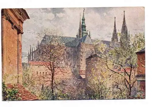 PRAG. PRAG. Kirche St. Vita. Die Chathédrale von St. Guy. Die St.-Veits-Kathedra