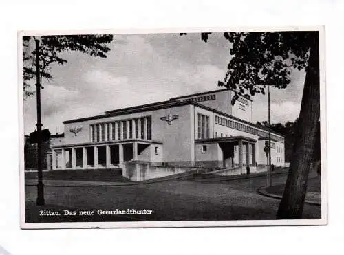 Ak Das neue Grenzlandtheater Zittau 1941 DR