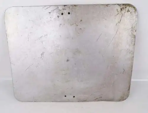 Altes Blechschild Betreten der Eisfläche auf eigene Gefahr Stadt Frankenberg Alu