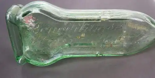 Alte Flasche Benediktiner Kloster Ettal Oberammergau Glas Vintage Deko